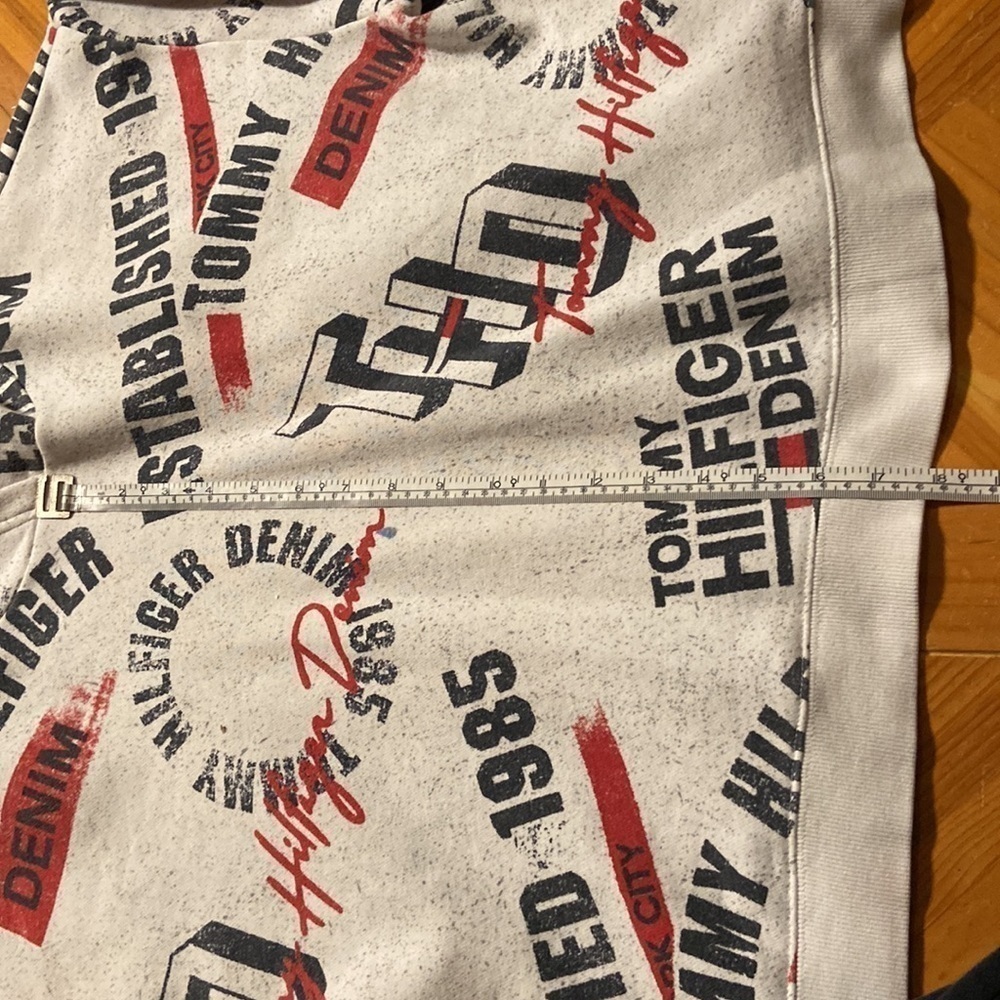 Women’s Tommy Hilfiger Denim Y2K Vintage Urban Cutoff Hoodie in Size XL  [GREAT] - Picture 6 of 7
